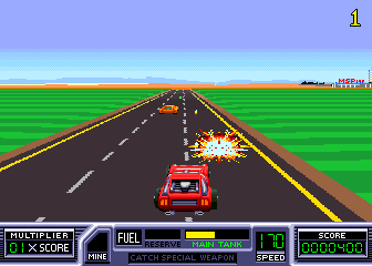 Road Blasters (upright, rev 4) Screenshot 1